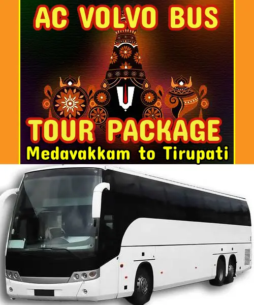 Tirupati Package from Medavakkam by Bus