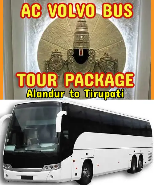 Alandur to Tirupati Package by Bus