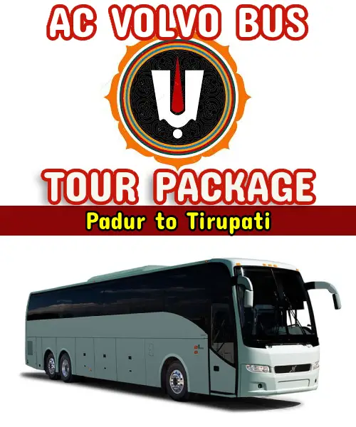 Tirupati One Day Trip from Padur by Bus