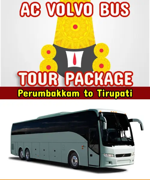 Tirupati One Day Trip from Perumbakkam by Bus