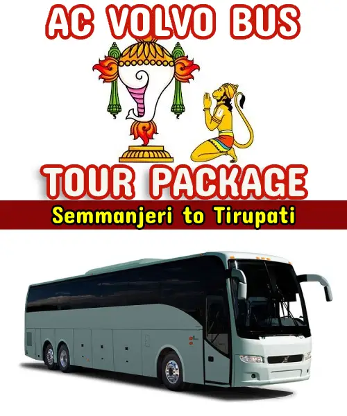 Tirupati One Day Trip from Semmanjeri by Bus