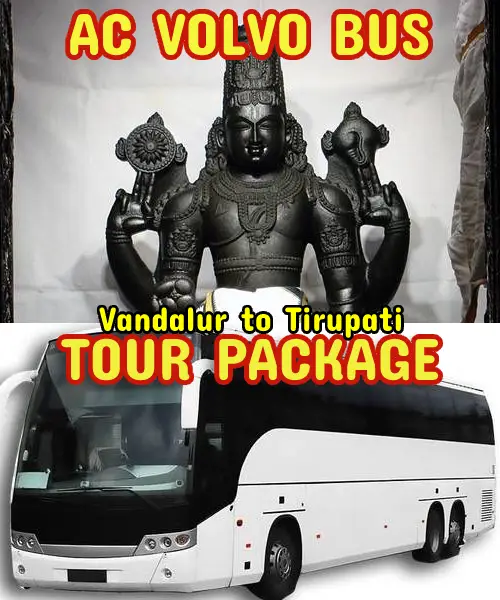Tirupati Package from Vandalur by Bus