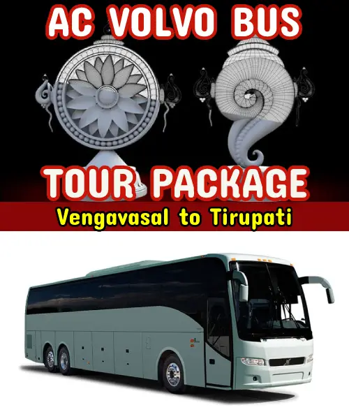 Tirupati One Day Trip from Vengaivasal by Bus